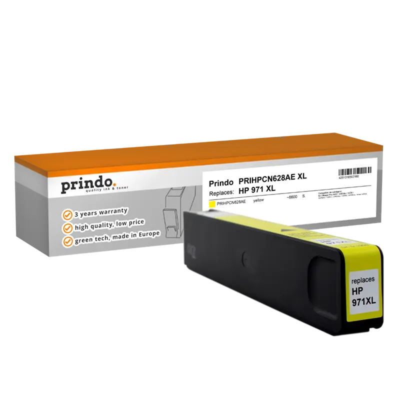 Prindo Classic XL Gelb Druckerpatrone PRIHPCN628AE