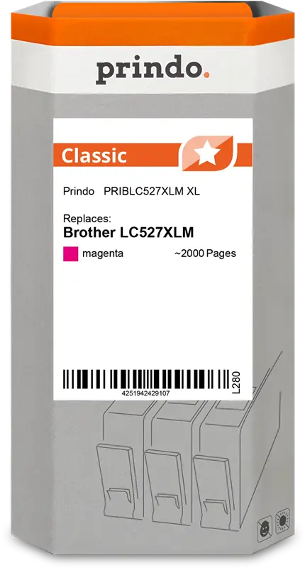 Prindo Classic XL Magenta Druckerpatrone PRIBLC527XLM