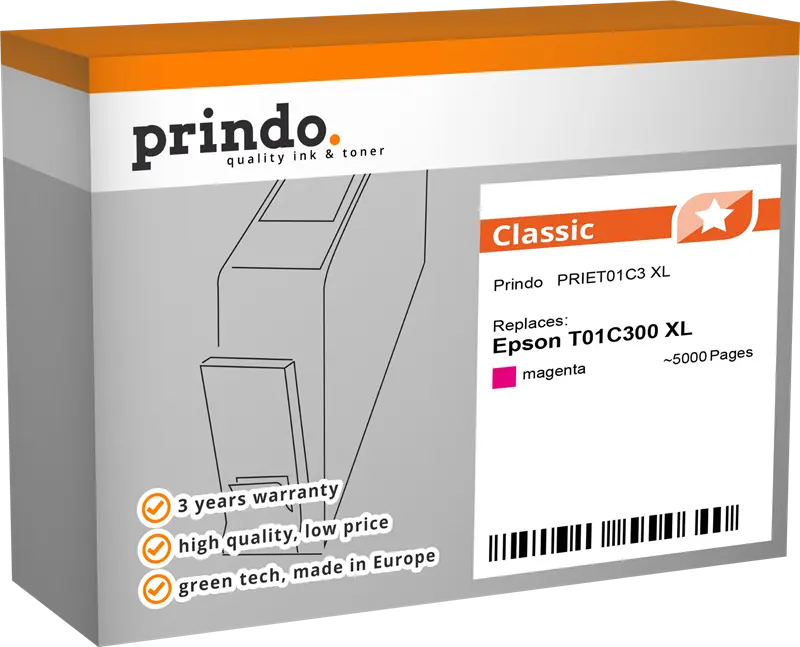Prindo Classic XL Magenta Druckerpatrone PRIET01C3