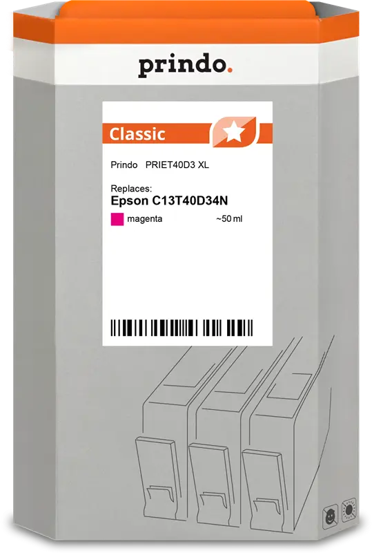 Prindo Classic XL Magenta Druckerpatrone PRIET40D3