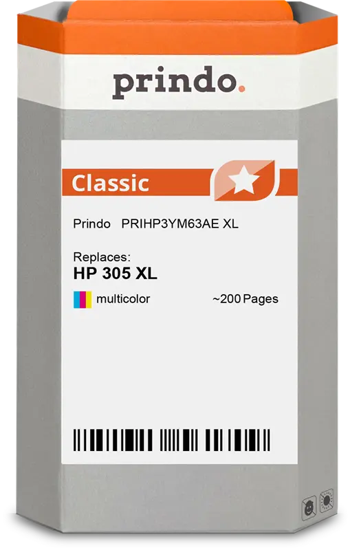 Prindo Classic XL mehrere Farben Druckerpatrone PRIHP3YM63AE