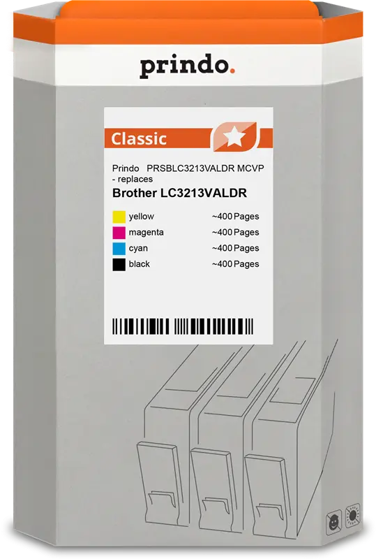 Prindo Classic XL Multipack Schwarz / Cyan / Magenta / Gelb (PRSBLC3213VALDR MCVP)