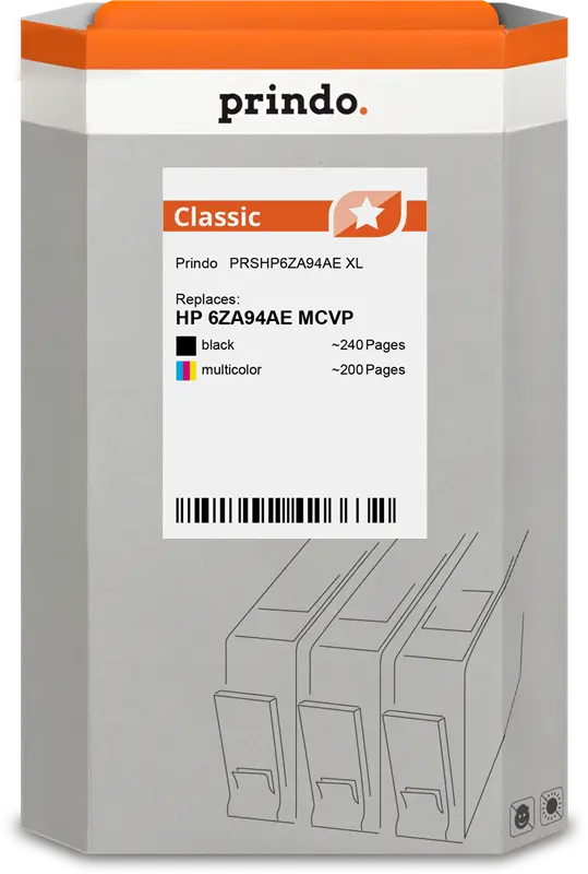 Prindo Classic XL Multipack Schwarz / mehrere Farben (PRSHP6ZA94AE)