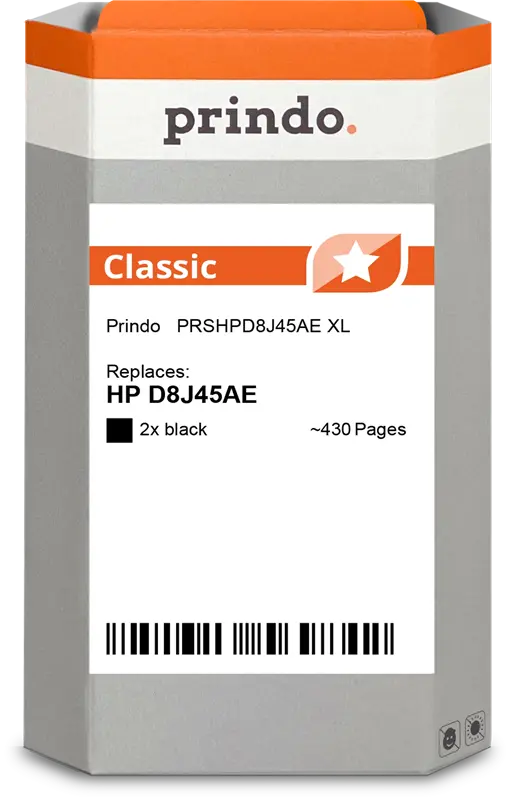 Prindo Classic XL Multipack Schwarz (PRSHPD8J45AE)
