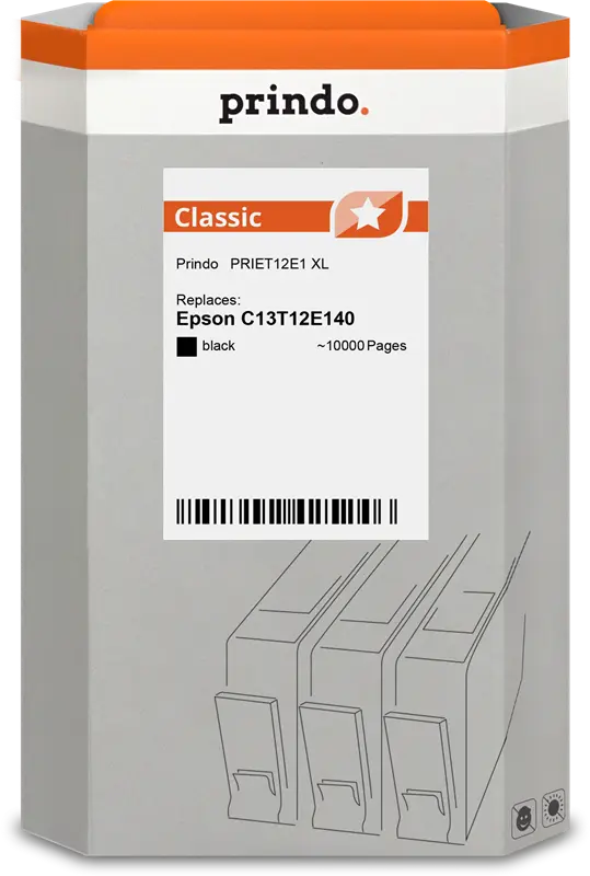 Prindo Classic XL Schwarz Druckerpatrone PRIET12E1