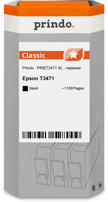 Prindo Classic XL Schwarz Druckerpatrone PRIET3471