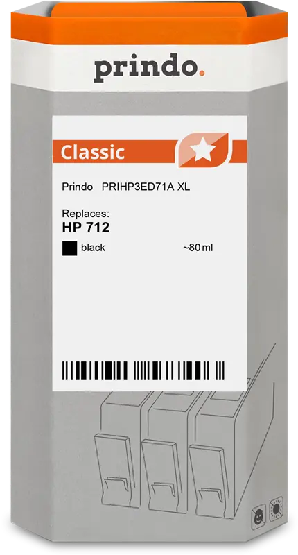 Prindo Classic XL Schwarz Druckerpatrone PRIHP3ED71A