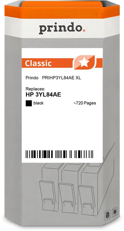 Prindo Classic XL Schwarz Druckerpatrone PRIHP3YL84AE
