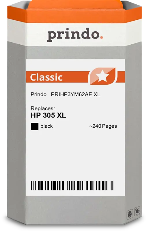 Prindo Classic XL Schwarz Druckerpatrone PRIHP3YM62AE