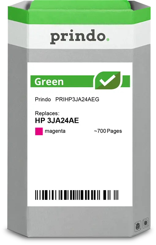 Prindo Green Magenta Druckerpatrone PRIHP3JA24AEG