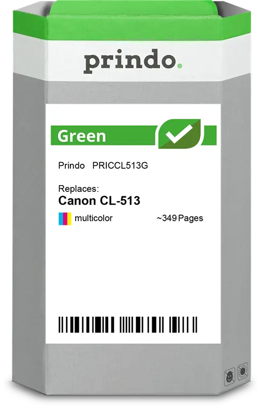 Prindo Green mehrere Farben Druckerpatrone PRICCL513G