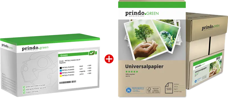 Prindo Green Schwarz / Cyan / Magenta / Gelb Value Pack PRTSCLT404SG MCVP