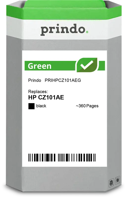 Prindo Green Schwarz Druckerpatrone PRIHPCZ101AEG