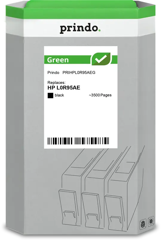 Prindo Green Schwarz Druckerpatrone PRIHPL0R95AEG