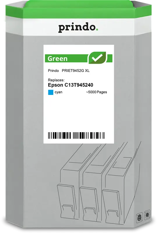 Prindo Green XL Cyan Druckerpatrone PRIET9452G