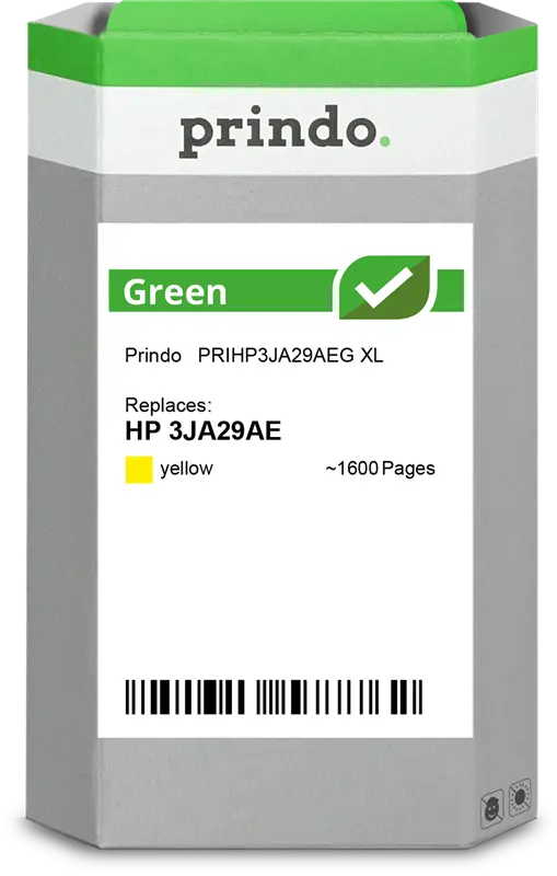 Prindo Green XL Gelb Druckerpatrone PRIHP3JA29AEG