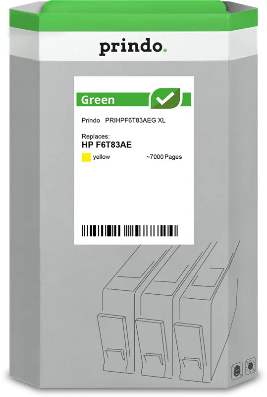 Prindo Green XL Gelb Druckerpatrone PRIHPF6T83AEG