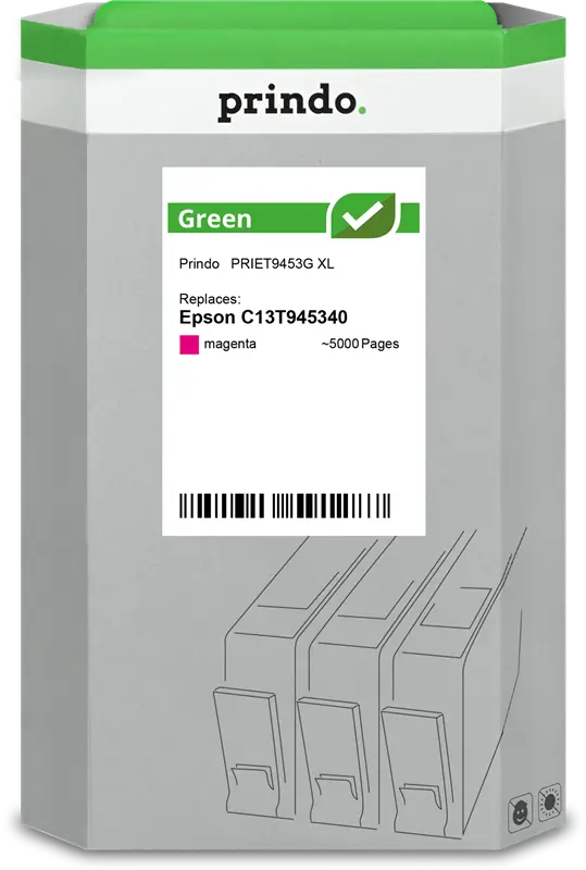 Prindo Green XL Magenta Druckerpatrone PRIET9453G