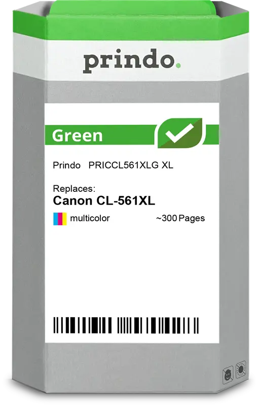 Prindo Green XL mehrere Farben Druckerpatrone PRICCL561XLG