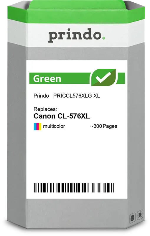 Prindo Green XL mehrere Farben Druckerpatrone PRICCL576XLG