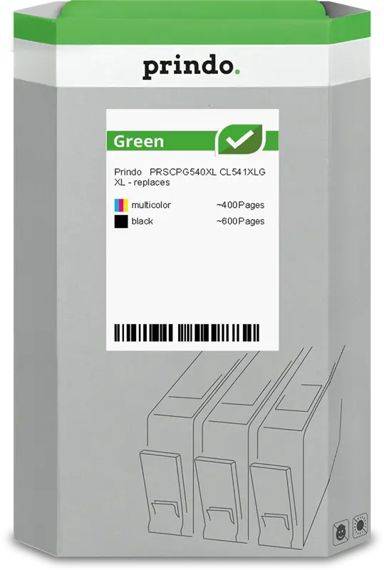 Prindo Green XL Multipack Schwarz / mehrere Farben (PRSCPG540XL CL541XLG)