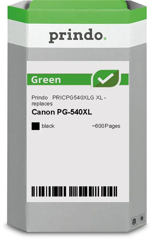 Prindo Green XL Schwarz Druckerpatrone PRICPG540XLG
