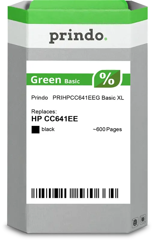 Prindo Green XL Schwarz Druckerpatrone PRIHPCC641EEG