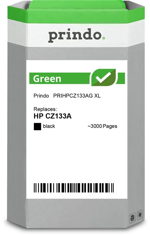 Prindo Green XL Schwarz Druckerpatrone PRIHPCZ133AG