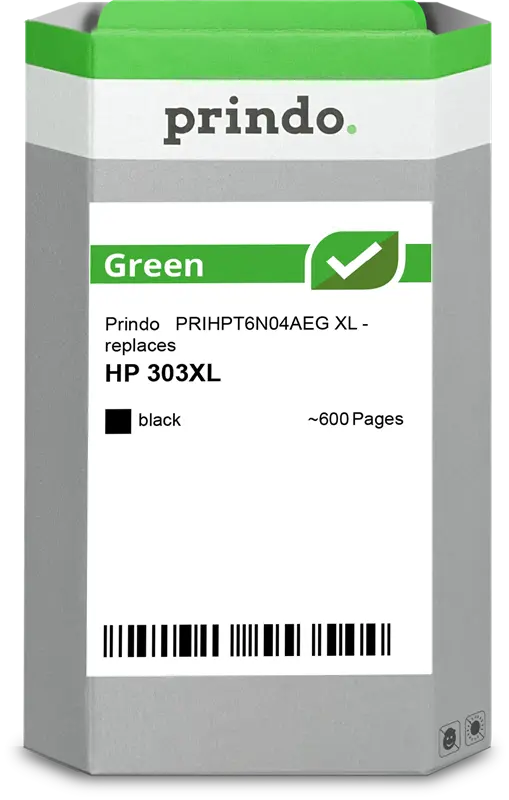 Prindo Green XL Schwarz Druckerpatrone PRIHPT6N04AEG
