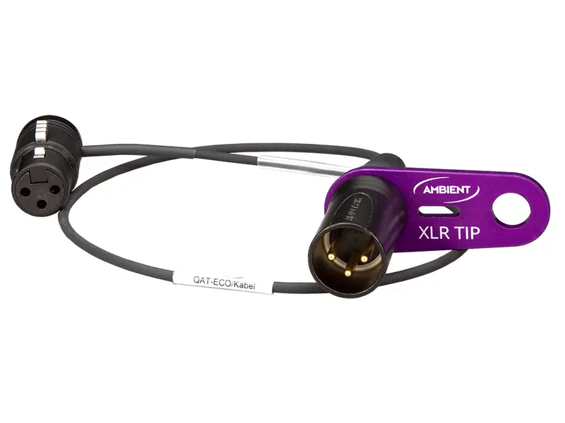 QAT-ECO mit Perivox® Mikrofonkabel - Windkorbkabeladapter