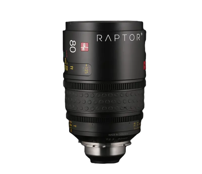 RAPTOR Macro Cine Lens S35 T2.3/80 mm