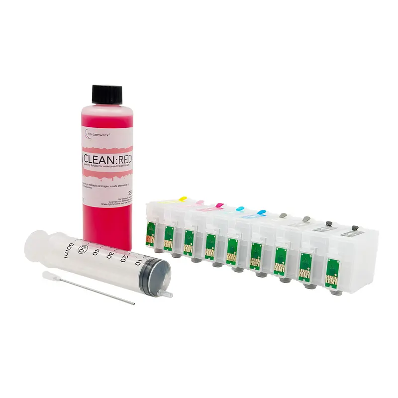 Reinigungs-Set für Epson Surecolor SC-P600 T7601-T7609 (9 Patronen)