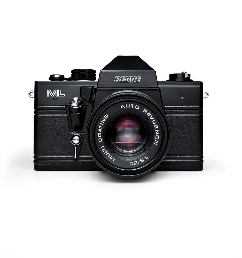 Revue ML 35mm SLR Film Camera with 50mm f1.8 Lens