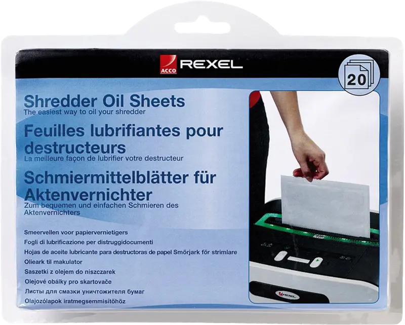 Rexel Ölblätter für Aktenvernichter