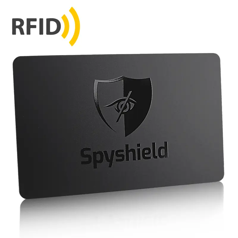 RFID Blocker Karte NFC Schutz Störsignal für Bankkarte, EC Karte, Kreditkarte - Spyshield