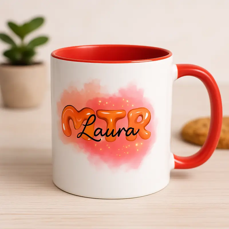 ROT MTR Laura oder dein Name - Becher