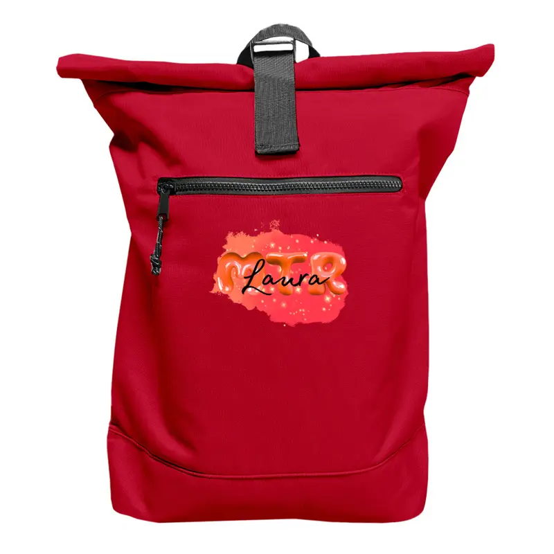 ROT MTR Laura oder dein Name - großer Rucksack