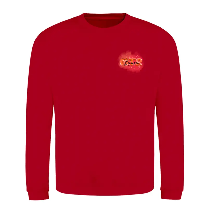 ROT MTR Laura oder dein Name -LOGO klein- Klassiker Sweatshirts (Unisex)