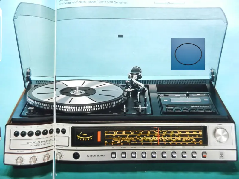 RPC100 Studio Hifi Antriebsriemen GRUNDIG