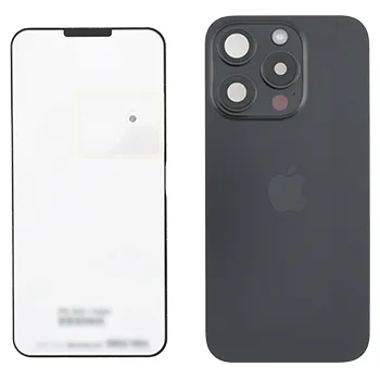 Rückglas & Schraubenkit, Schwarz, A3101, A3102, A3104