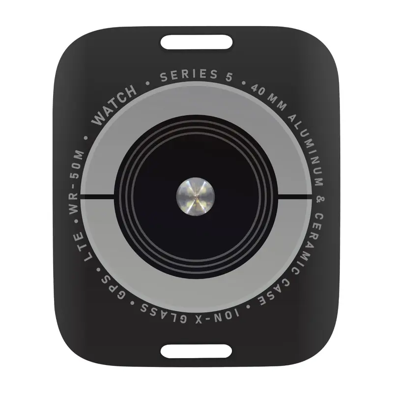 Rückseite Backcover Glas Sensor Case Deckel kompatibel für Apple Watch Series 5 40mm LTE