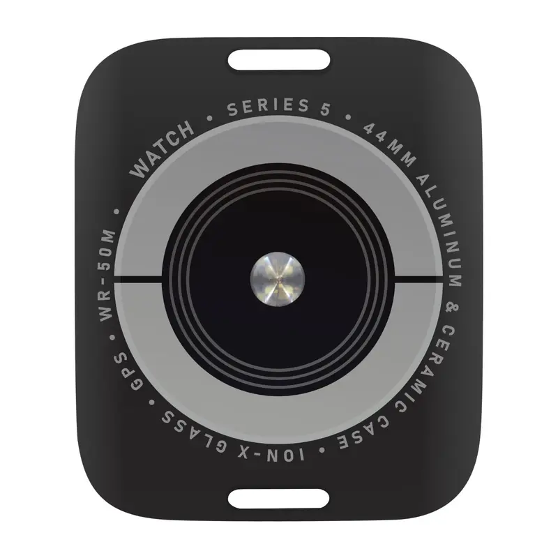 Rückseite Backcover Glas Sensor Case Deckel kompatibel für Apple Watch Series 5 44mm GPS
