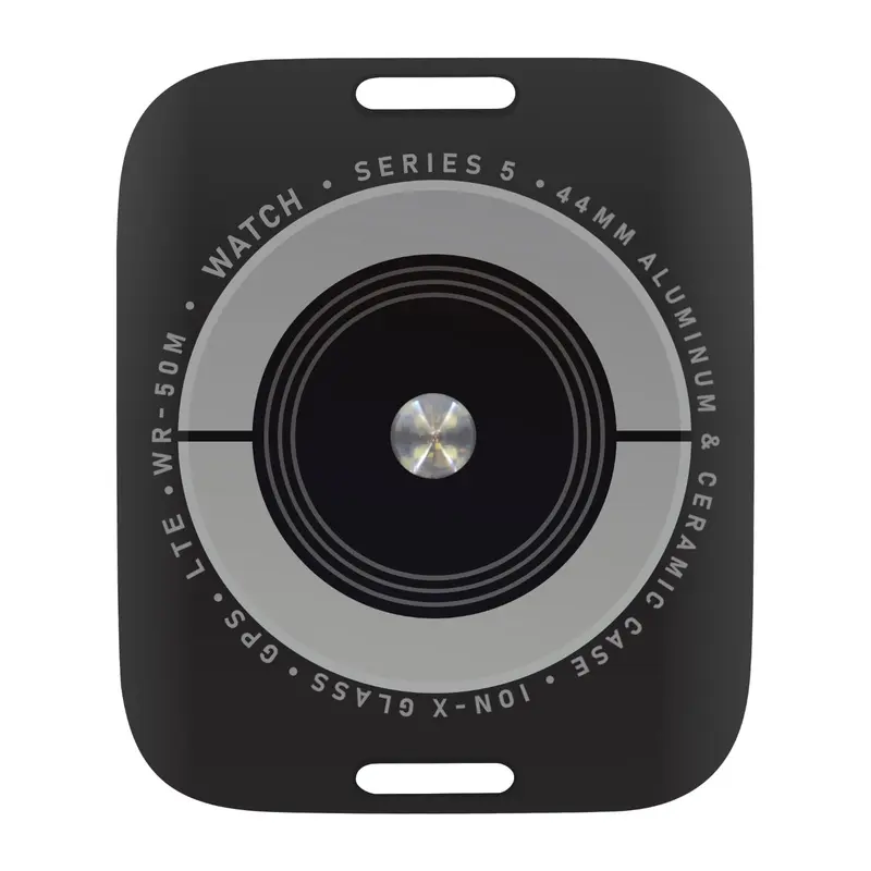 Rückseite Backcover Glas Sensor Case Deckel kompatibel für Apple Watch Series 5 44mm LTE