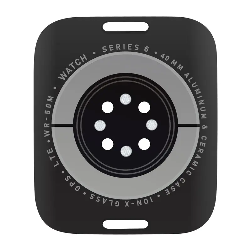 Rückseite Backcover Glas Sensor Case Deckel kompatibel für Apple Watch Series 6 40mm GPS