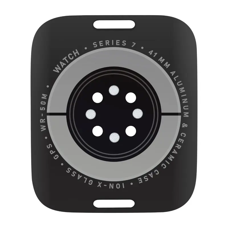 Rückseite Backcover Glas Sensor Case Deckel kompatibel für Apple Watch Series 7 41mm GPS