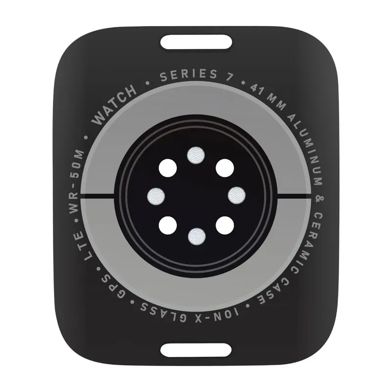 Rückseite Backcover Glas Sensor Case Deckel kompatibel für Apple Watch Series 7 41mm LTE