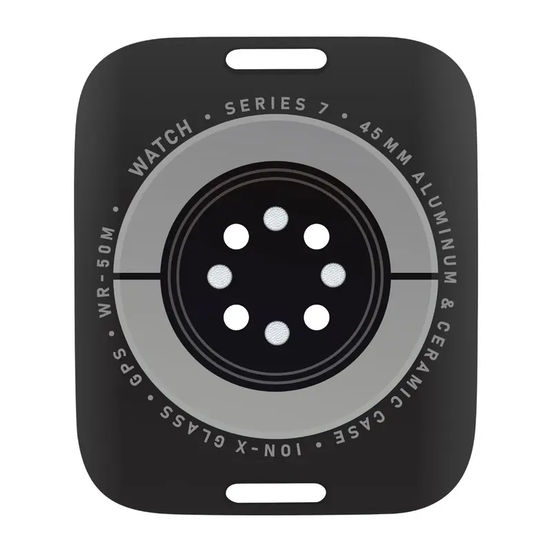 Rückseite Backcover Glas Sensor Case Deckel kompatibel für Apple Watch Series 7 45mm GPS
