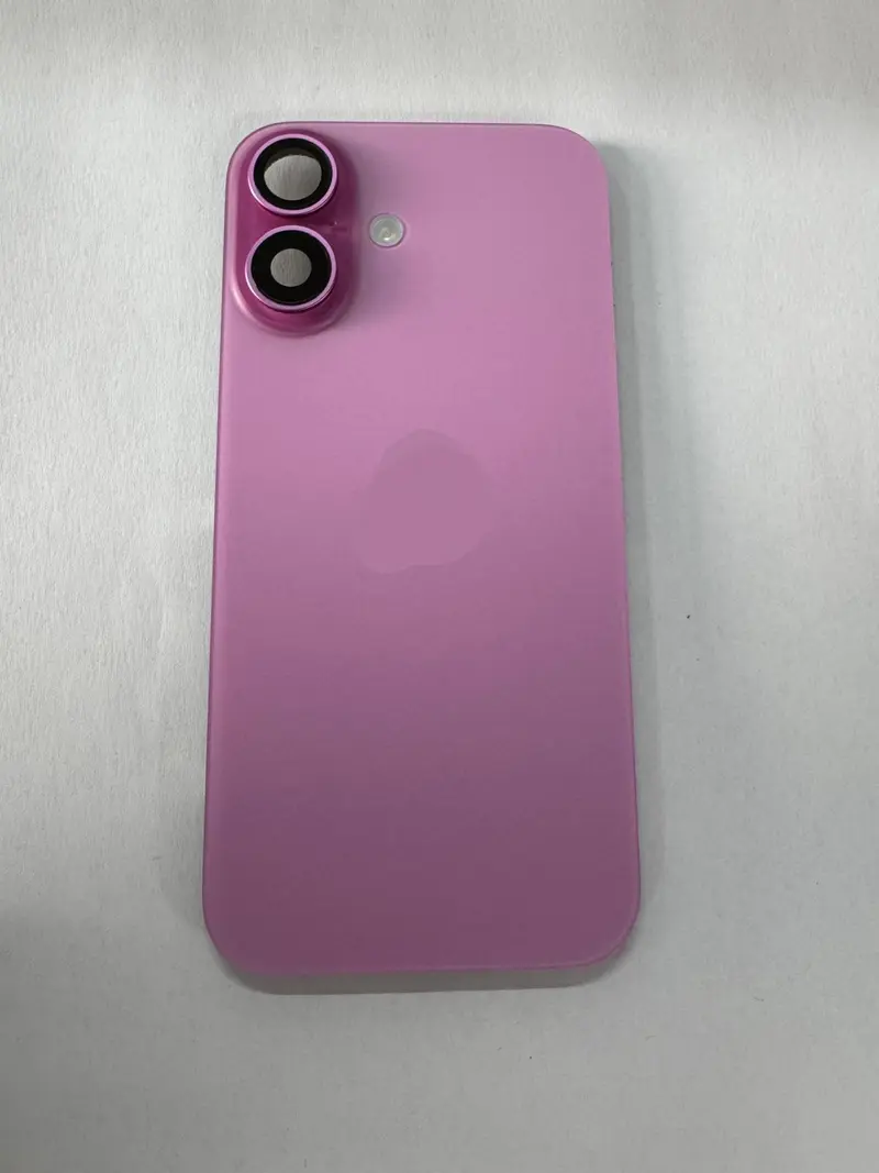 Rückseite kompatibel für iPhone 16 Plus Rosé "PULLED"