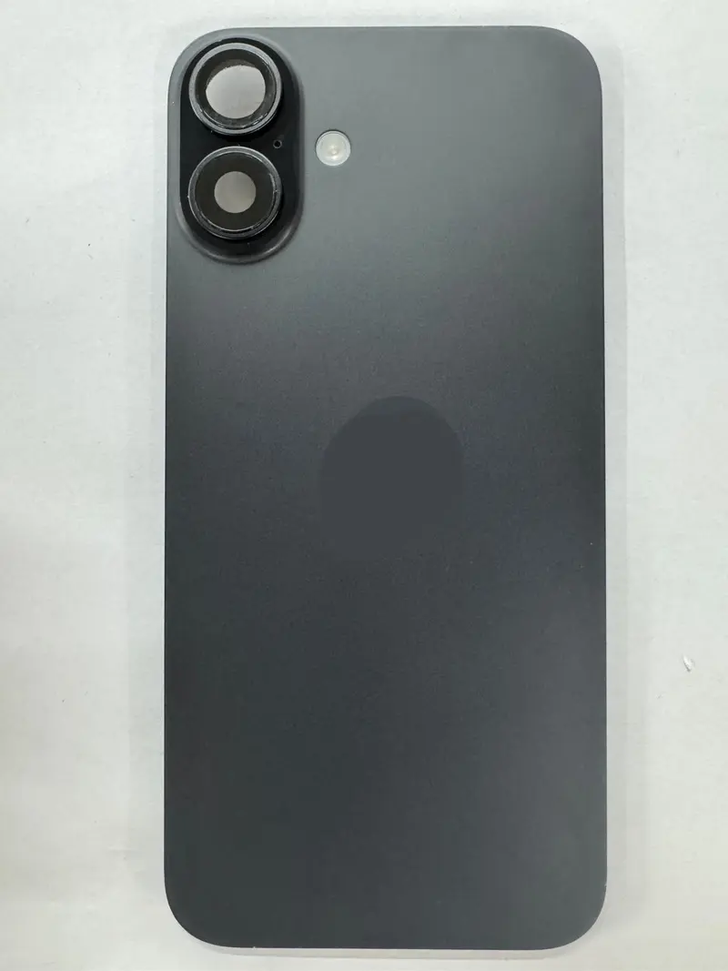Rückseite kompatibel für iPhone 16 Plus Schwarz "PULLED"