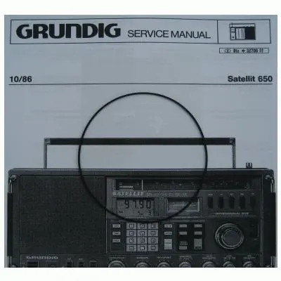 Satellit650 / 600 Antriebsriemen für Abstimmung vom GRUNDIG Weltempfänger